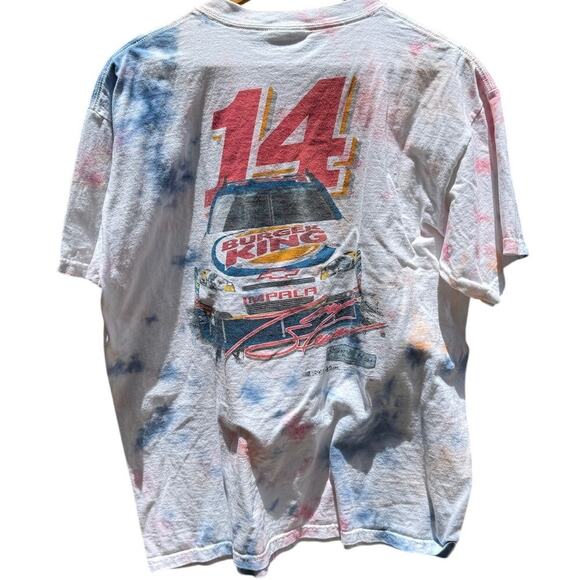 NASCAR Tony Stewart Burger King Have it Your Way Tie Dye Chase shirt Size Large - Picture 1 of 5